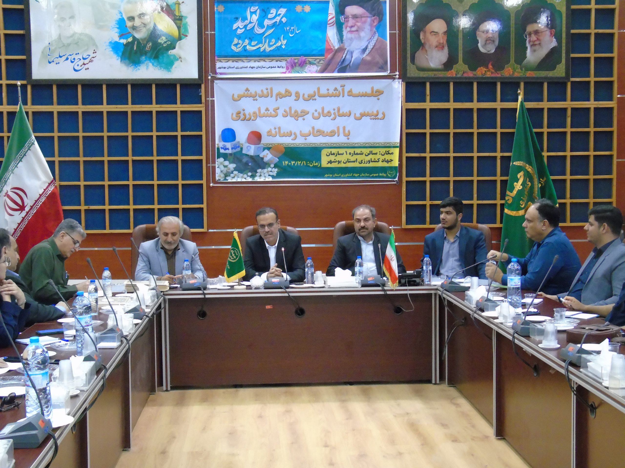 از اعلام موضع سیاسی سرپرست جدید جهادکشاورزی بوشهر تا مهمترین برنامه ها